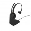 Jabra Evolve3 65 UC Mono ausinė, Link 390c, įkrovimo stovas, juoda (36599-889-889)