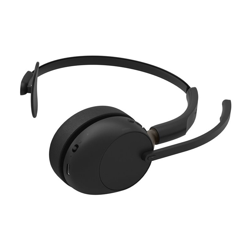 Jabra Evolve3 65 UC Mono ausinė, Link 390c, įkrovimo stovas, juoda (36599-889-889)