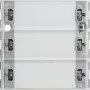 Gira mygtukinis jutiklis 3 Comfort 513300, 3 kanalų, KNX, System 55