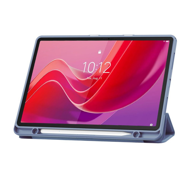 Tech-Protect SmartCase Pen dėklas su rašiklio laikikliu skirtas Lenovo Tab M11 TB-330, levandų spalvos