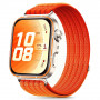 Tech-Protect nailono apyrankė, skirta Huawei Watch Fit 3 / 4 / 4 Pro / 5 / 5 Pro, oranžinė