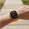 Tech-Protect nailono apyrankė, skirta Huawei Watch Fit 3 / 4 / 4 Pro / 5 / 5 Pro, oranžinė