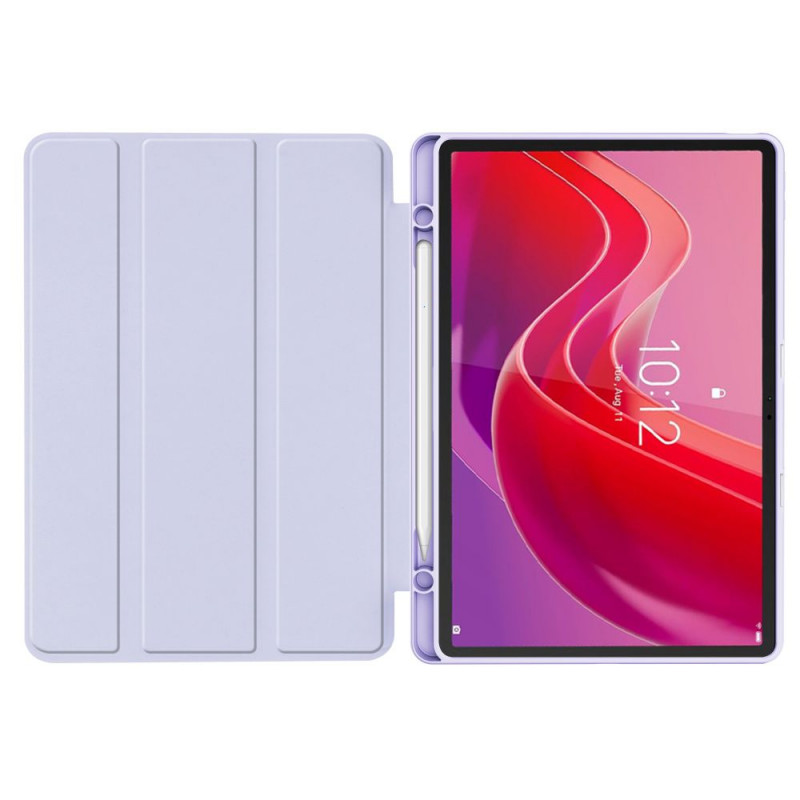 Tech-Protect SmartCase Pen dėklas su rašiklio skyriumi skirtas Lenovo Tab M11 TB-330, violetinis