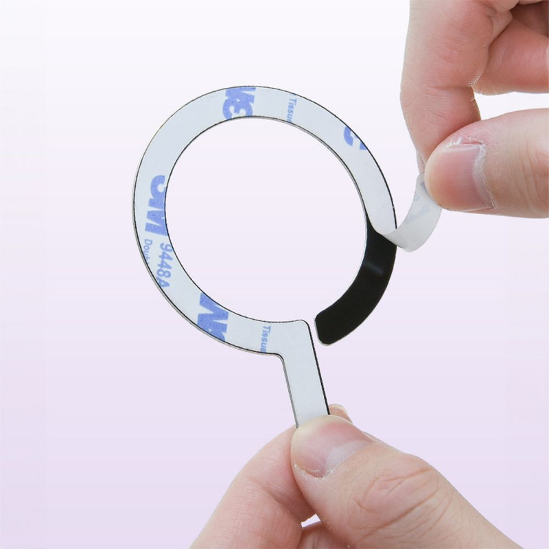 Tech-Protect MetalRing MagSafe plokštelės, juodos ir sidabrinės (2 vnt.)