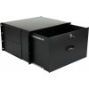 Lanview RAD115BL stovo priedas, 6U, 19 colių, ovalus, 482 mm, 50 kg, juodas