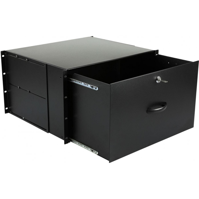 Lanview RAD115BL stovo priedas, 6U, 19 colių, ovalus, 482 mm, 50 kg, juodas
