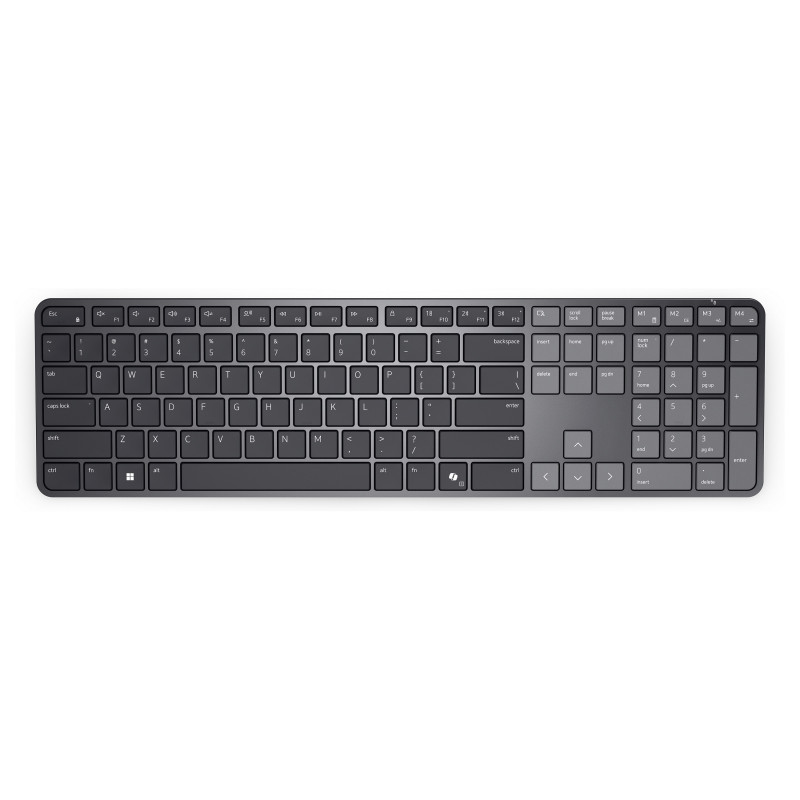 Dell Pro 7 Slim klaviatūra KB726, vokiška QWERTZ, grafito spalvos