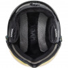 UVEX Wanted Visor slidinėjimo šalmas, 58-61 cm (L), juodas