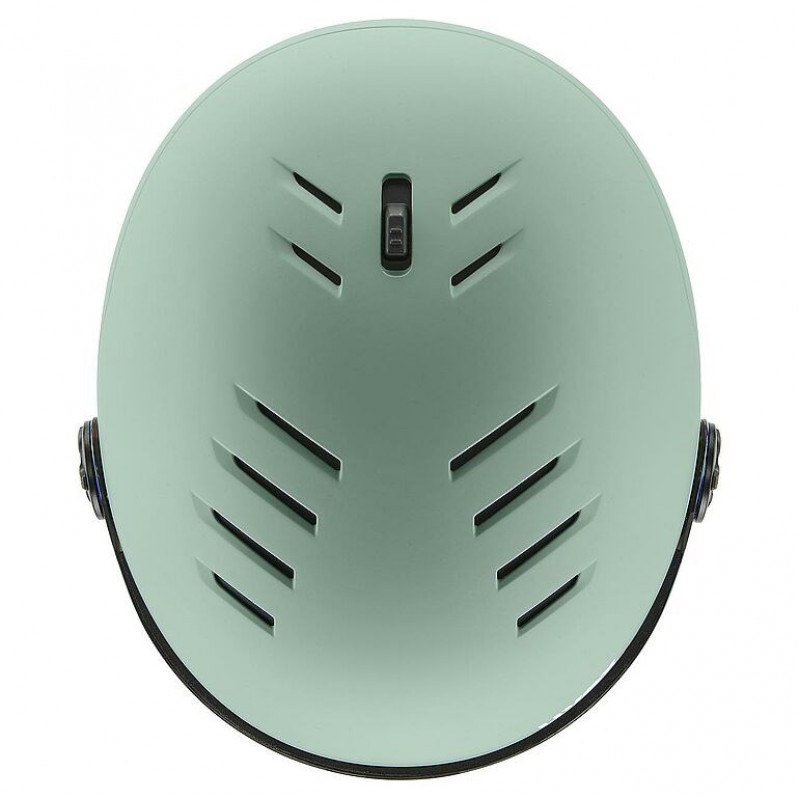 UVEX Wanted Visor slidinėjimo šalmas, 58-61 cm (L), žalias