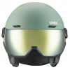 UVEX Wanted Visor slidinėjimo šalmas, 58-61 cm (L), žalias