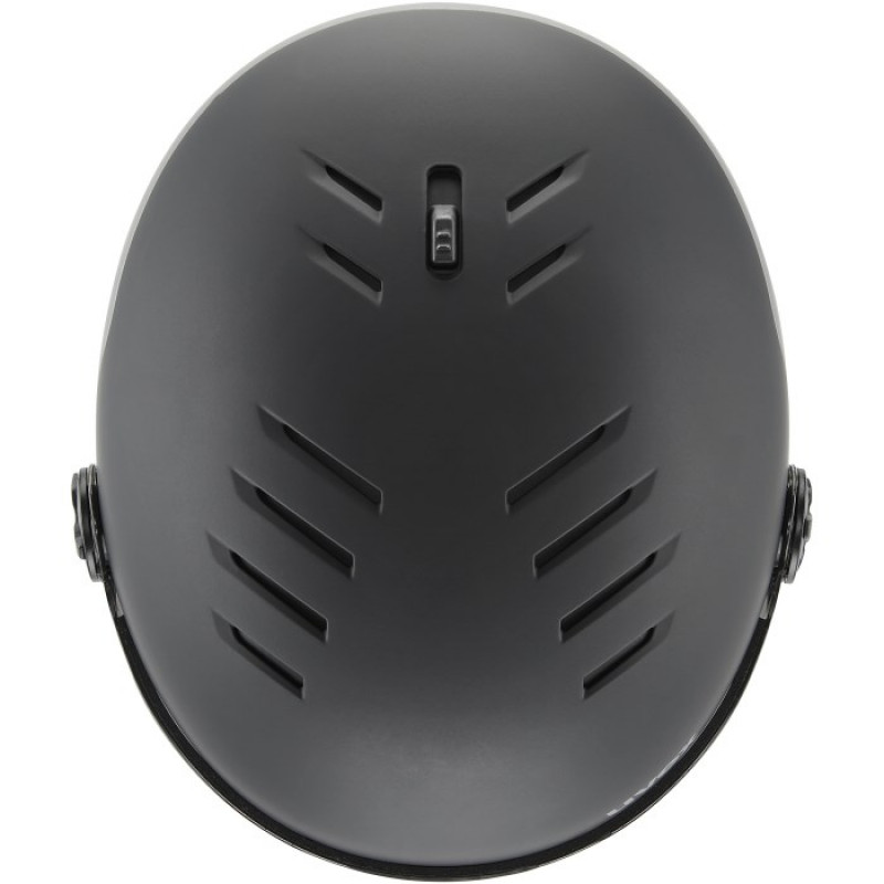 UVEX Wanted Visor pro V slidinėjimo šalmas, juodas matinis