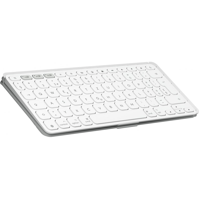 Logitech Keys-To-Go 2, skirta iPad, klaviatūra (920-013009), Pale Grey, šveicariška išdėstymas