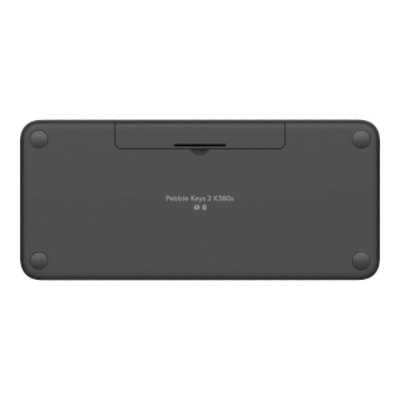 Logitech Pebble Keys 2 K380s belaidė Bluetooth klaviatūra (920-011803), grafito, prancūziška išdėstymas