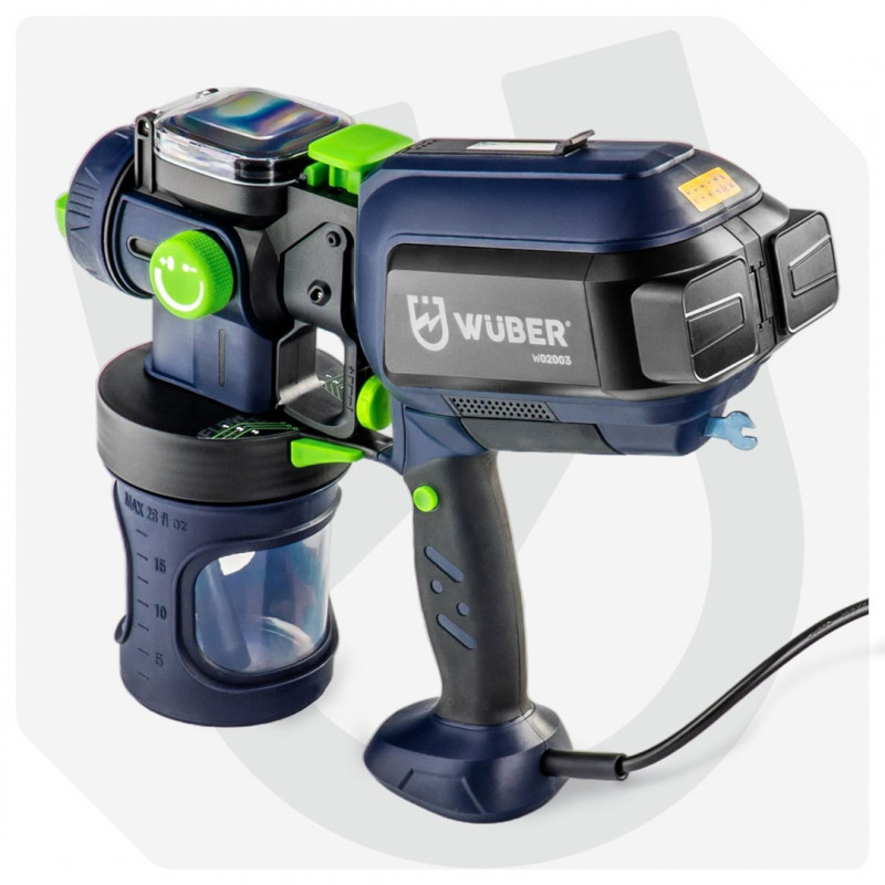 Wuber W02003 dažų purškimo pistoletas, 550 W