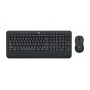 Logitech MK545 Advanced belaidis klaviatūros ir pelės rinkinys (920-008982), prancūziška klaviatūra, juodas