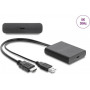 Delock 64383 adapteris HDMI kištukas į USB Type-C lizdą (DP Alt Mode), 8K HDR