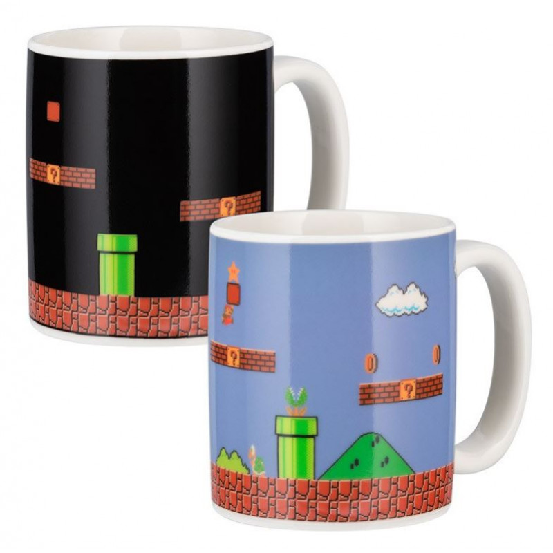 Paladone PP2927NN Super Mario Bros. karščiui jautri puodelis, įvairiaspalvis