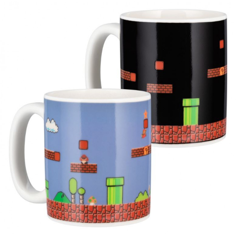 Paladone PP2927NN Super Mario Bros. karščiui jautri puodelis, įvairiaspalvis
