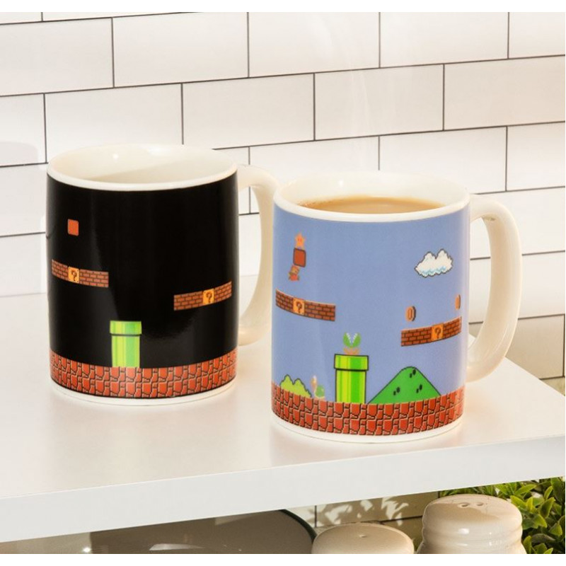 Paladone PP2927NN Super Mario Bros. karščiui jautri puodelis, įvairiaspalvis