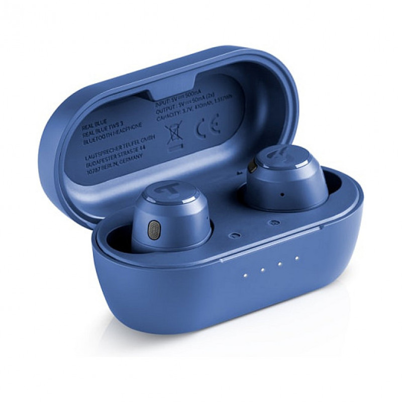 Teufel REAL BLUE TWS 3 belaidės ausinės su Bluetooth, steel blue