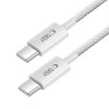 Tech-Protect Ultraboost Lite USB-C / USB-C kabelis PD60W/3A 200 cm, Cool Grey