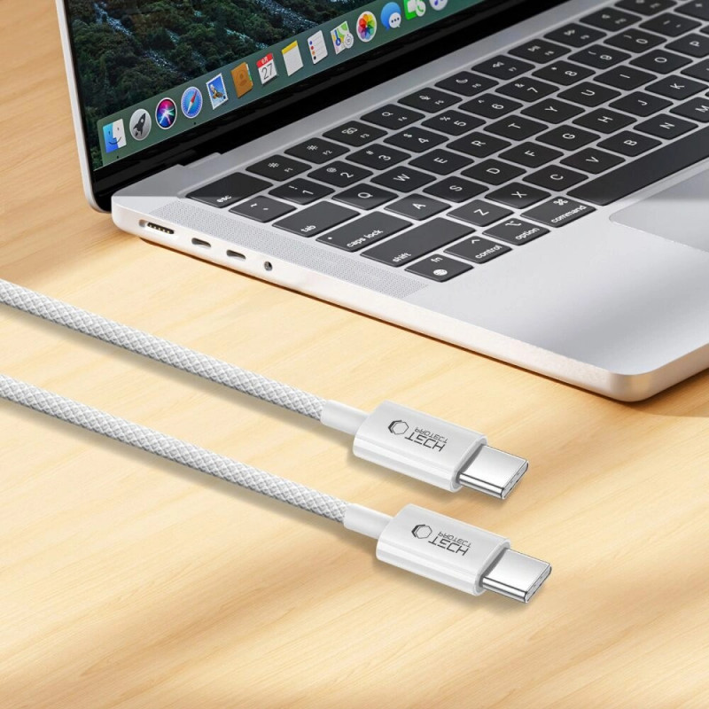 Tech-Protect Ultraboost Lite USB-C / USB-C kabelis PD60W/3A 200 cm, Cool Grey