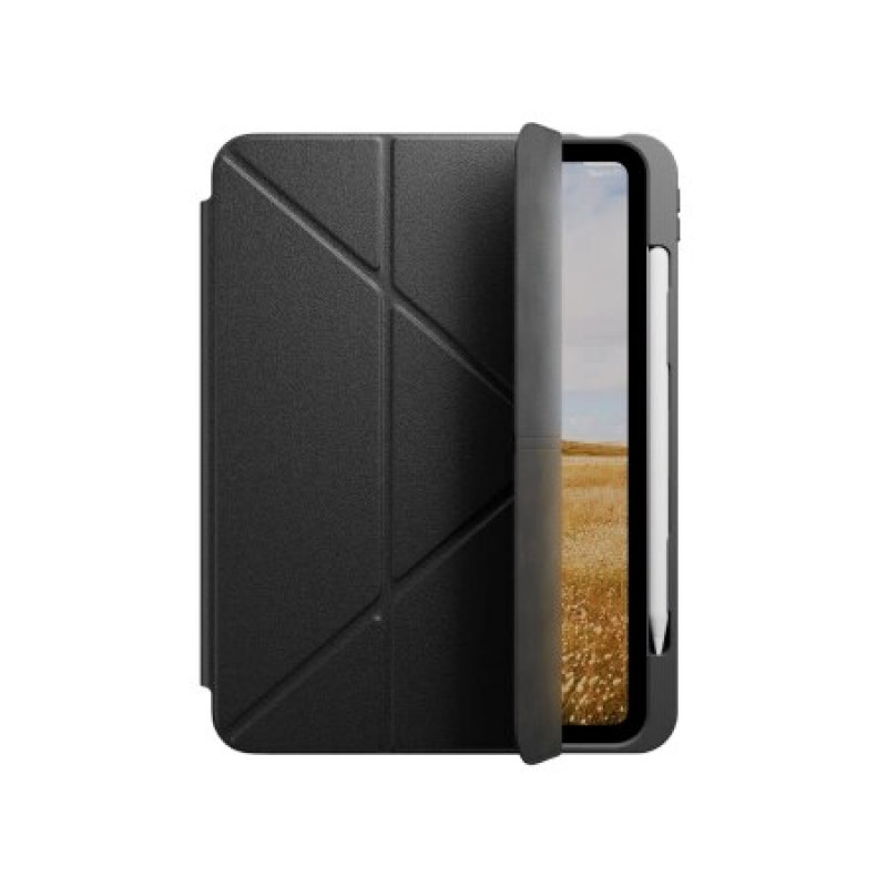 Native Union Active dėklas su Apple Pencil laikikliu, skirtas iPad Air 11 (2024 / 2025) ir iPad Pro 11 (2018-2022), juodas