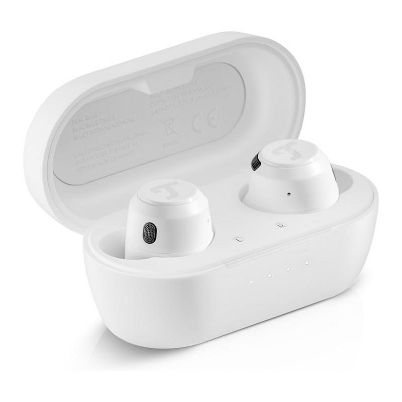 Teufel REAL BLUE TWS 3 belaidės ausinės su Bluetooth, grynai baltos