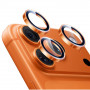 ESR Armorite fotoaparato objektyvo apsauga, skirta Apple iPhone 14 Pro / Max / 15 Pro / Max / 16 Pro / Max / 17 Pro / Max, oranžinė