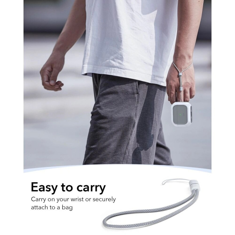 ESR Orbit HaloLock MagSafe dėklas, skirtas Apple AirPods Pro 3, baltas