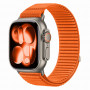 Tech-Protect Nylonloop Apple Watch 8 / 9 / 10 / 11 / 12 / SE / Ultra 44/45/46/49 mm laikrodžio dirželis, oranžinis