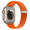 Tech-Protect Nylonloop Apple Watch 8 / 9 / 10 / 11 / 12 / SE / Ultra 44/45/46/49 mm laikrodžio dirželis, oranžinis