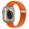 Tech-Protect Nylonloop Apple Watch 8 / 9 / 10 / 11 / 12 / SE / Ultra 44/45/46/49 mm laikrodžio dirželis, oranžinis