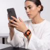 Tech-Protect Nylonloop Apple Watch 8 / 9 / 10 / 11 / 12 / SE / Ultra 44/45/46/49 mm laikrodžio dirželis, oranžinis