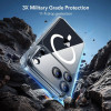 ESR Classic Hybrid MagSafe dėklas su grūdintu stiklu, skirtas Apple iPhone 17 Pro Max, permatomas
