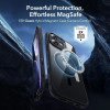 ESR Classic Hybrid MagSafe dėklas su grūdintu stiklu, skirtas Apple iPhone 17, Clear/black