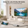 LogiLink CUA0115 USB 3.2 Gen1 Type-C adapteris, C/M į HDMI-A/F, 4K/60 Hz, metalinis, juodas/sidabrinis, 0,15 m