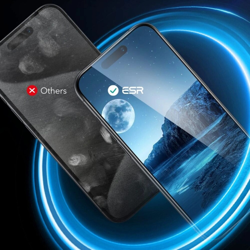 ESR grūdintas stiklas, skirtas Apple iPhone 16, permatomas (2 vnt.)