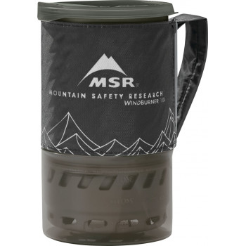 MSR Windburner Personal Stove System 1L, juodas