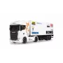 Amewi Mini-Scania 730 S su dėžiniu priekabos puspriekabe 1:64 RTR, baltas (22784)