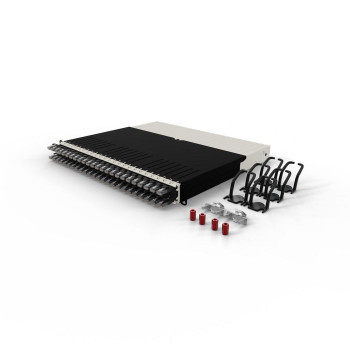 Patchbox .one 8RU UTP komutacinė panelė, juoda (PONEX8UTPBK)