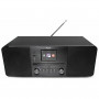 Xoro HMT 620 universalus stereo interneto radijas su CD grotuvu, DAB+, FM, Spotify, Bluetooth, juodas (SAT100373)