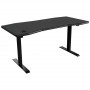 Nitro Concepts žaidimų stalas D16E NC-GP-DK-008, Carbon Black, 1600x800, elektrinis aukščio reguliavimas