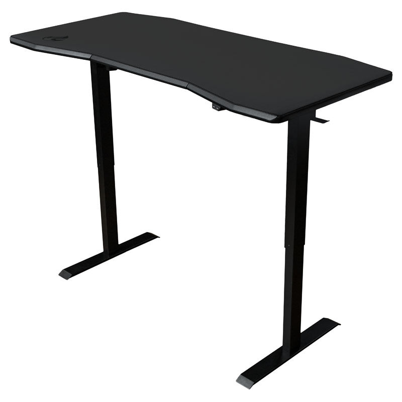Nitro Concepts žaidimų stalas D16E NC-GP-DK-008, Carbon Black, 1600x800, elektrinis aukščio reguliavimas