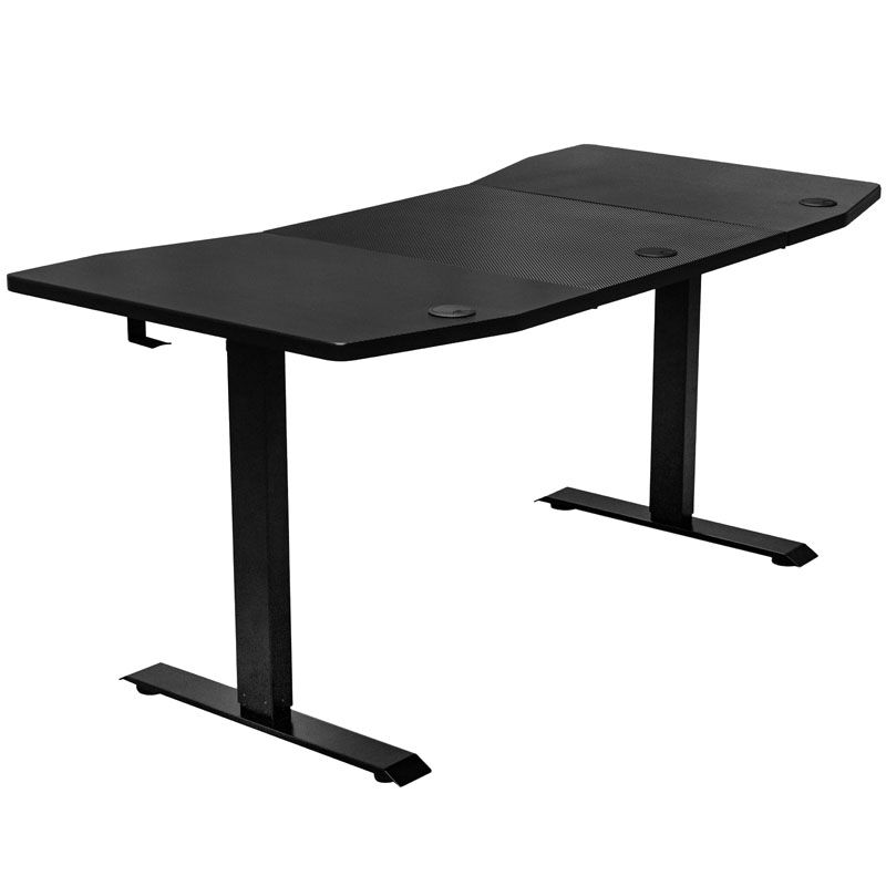 Nitro Concepts žaidimų stalas D16E NC-GP-DK-008, Carbon Black, 1600x800, elektrinis aukščio reguliavimas