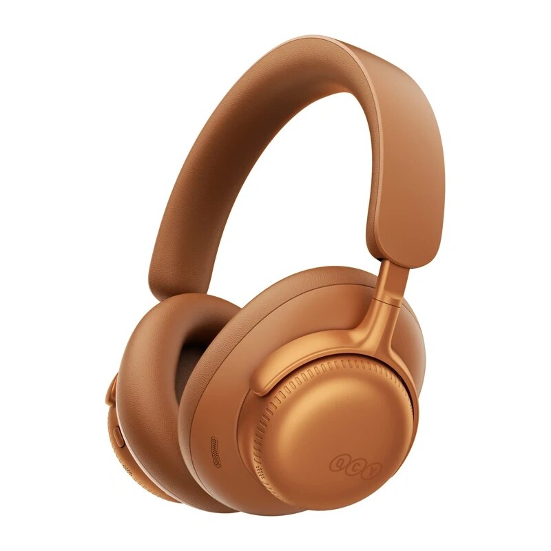 QCY H6 Ultra belaidės antausinės ausinės, adaptyvus ANC, Bluetooth 6.0, oranžinės