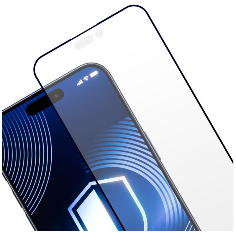 3MK HardGlass Matt Max grūdintas stiklas, skirtas Apple iPhone 18 Pro Max, matinis, juodas