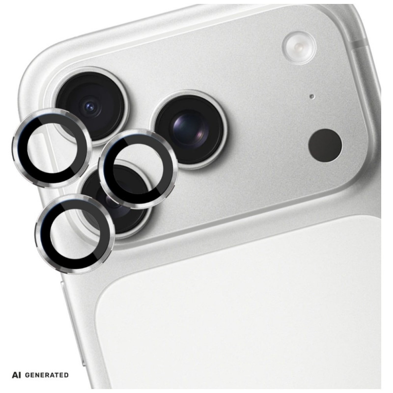 3MK Lens Protection Pro Apple iPhone 18 Pro / 18 Pro Max fotoaparato objektyvo apsauga, grūdintas stiklas, Light Blue