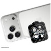 3MK Lens Protection Pro fotoaparato objektyvo apsauga, skirta Apple iPhone 18 Pro / 18 Pro Max, grūdintas stiklas, rainbow