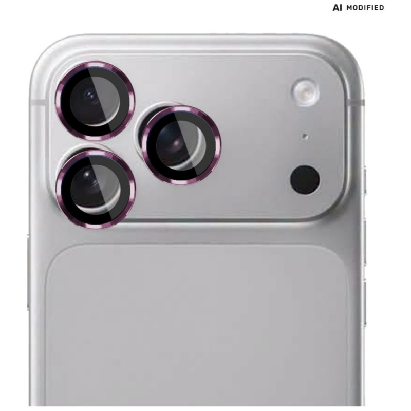 3MK Lens Protection Pro Apple iPhone 18 Pro / 18 Pro Max fotoaparato objektyvo apsauga, grūdintas stiklas, Burgundy